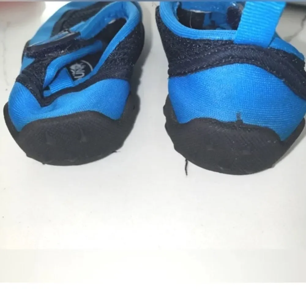Sand & Sun Infant Baby Boys Black Blue Water Beach Vacation Slip-on Shoes‎ 6